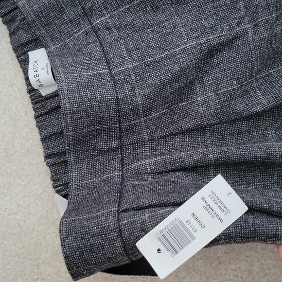 aritzia babaton cohen pant dark grey window pane - Picture 4 of 4